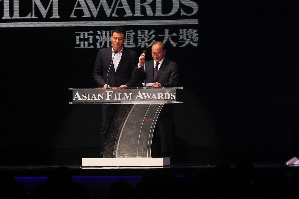 2009年3月23日,香港,第3届亚洲电影大奖颁奖礼举行.***_***吴宇森,胡