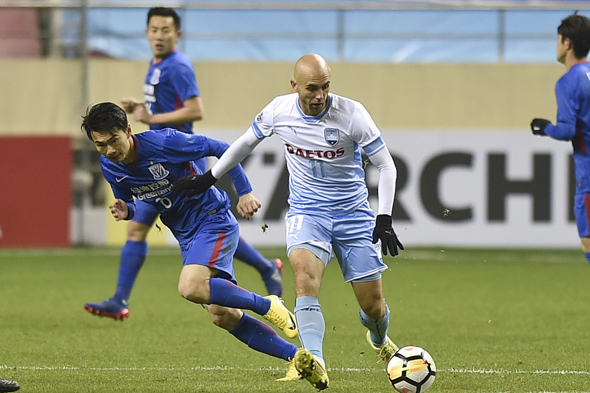 2018亚冠小组赛h组:上海申花vs悉尼fc