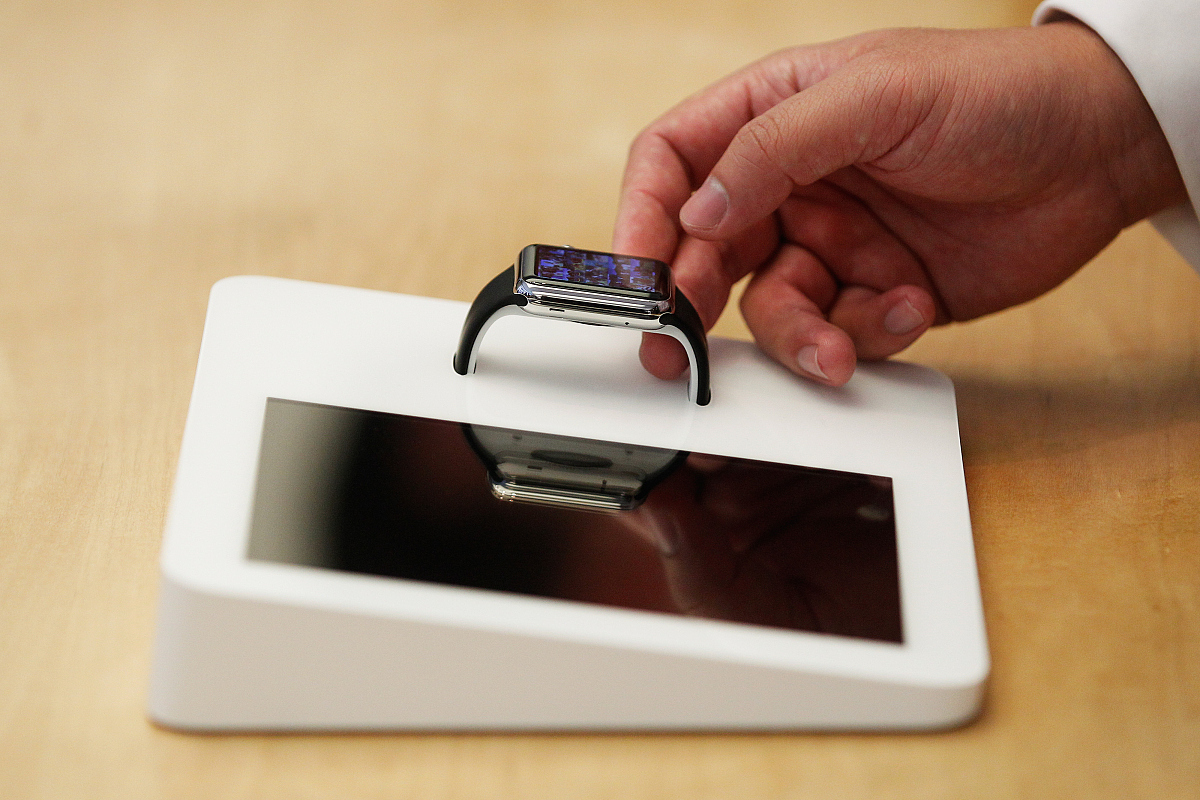 当地时间2015年4月10日,澳大利亚悉尼,苹果applewatch将正式在官网上