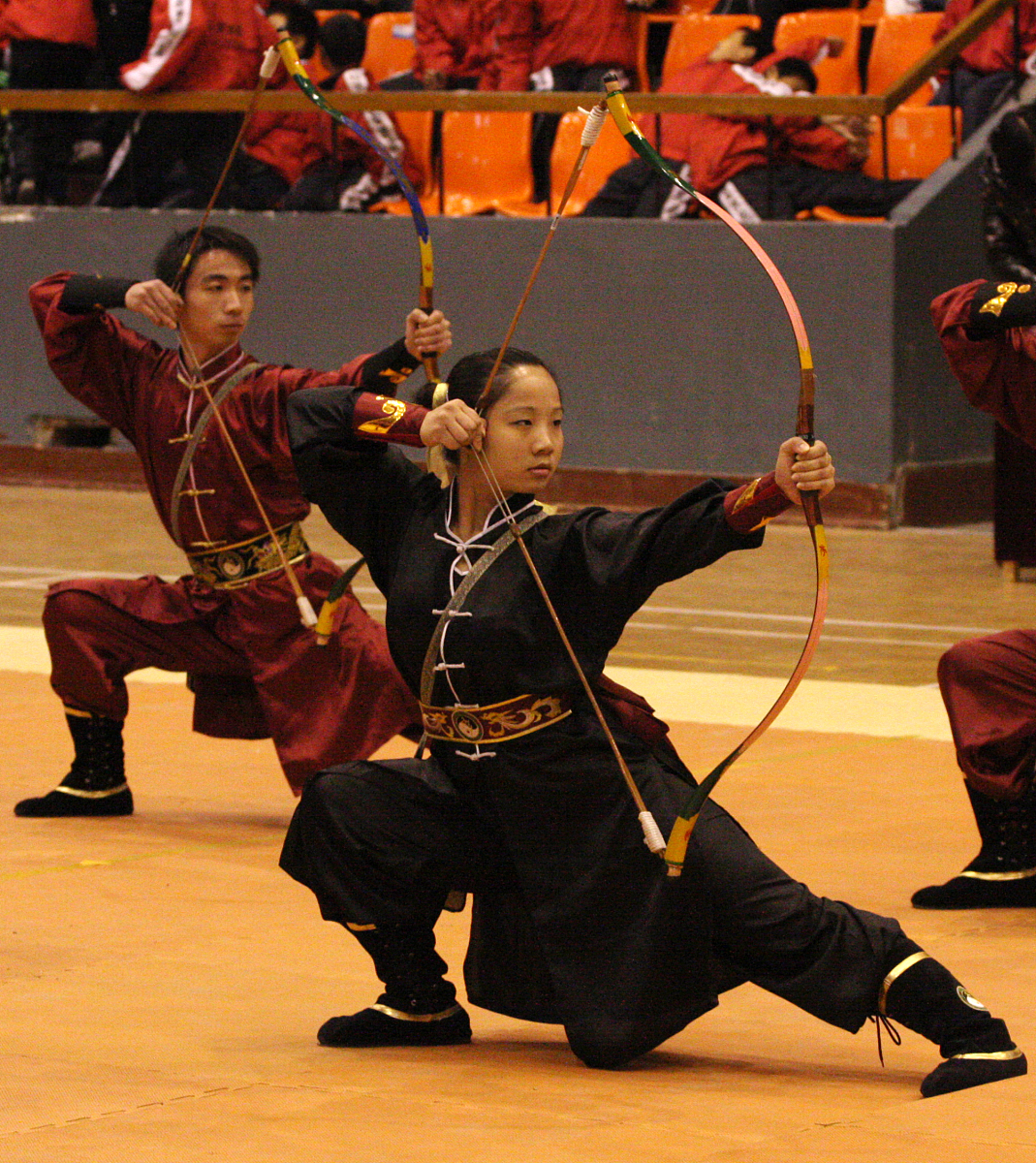 2009年11月1日,第六届全国武术功力大赛开赛.***_***北京体育大学代表