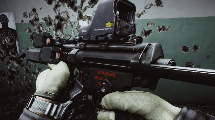 《逃离塔科夫》:MP5最强改装,加装鱼鹰消音器看起来帅气十足!