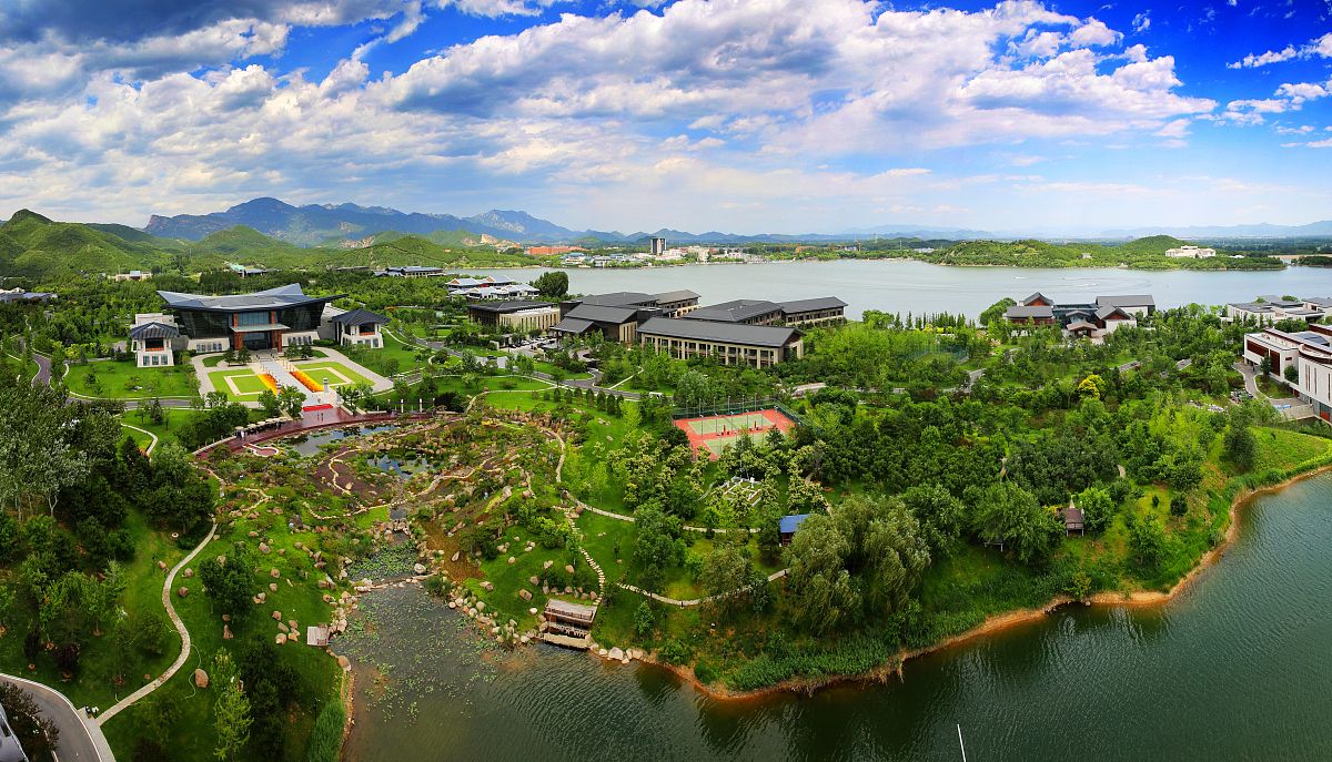 2019年06月08日,北京怀柔雁栖湖,一带一路高峰论坛国际会议中心.
