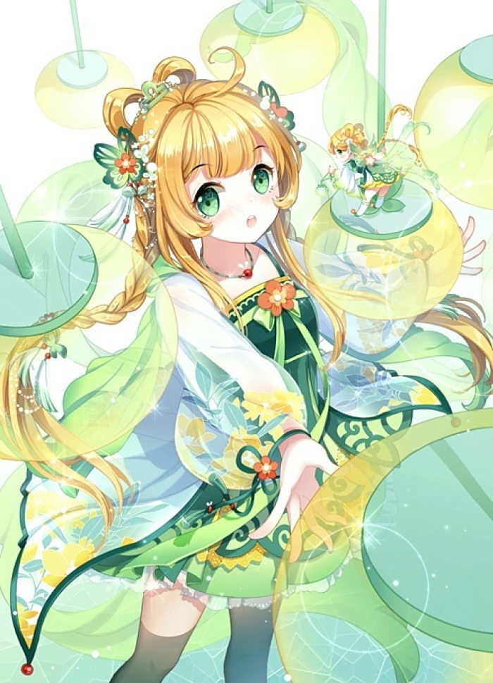 元人物插画,十二星座拟人图,你的本命美少女,可