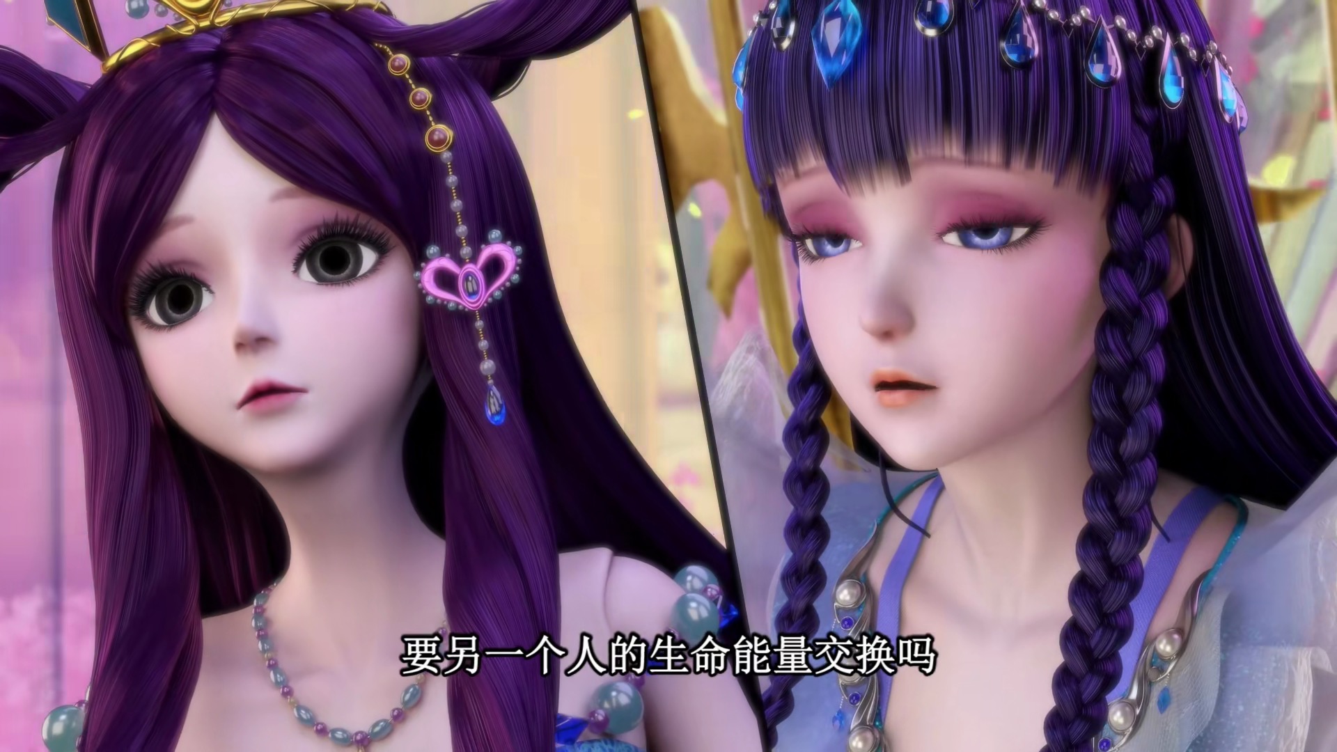 精灵梦叶罗丽:蓝孔雀牺牲自己拯救亮彩,是因为亮彩的图片