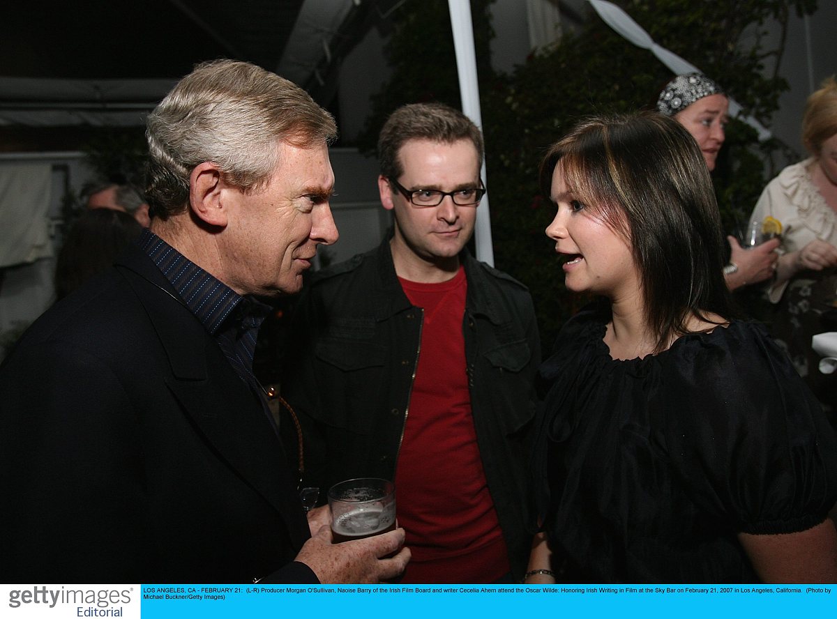 los angeles, ca - february 21:  (l-r) producer morgan o'sullivan