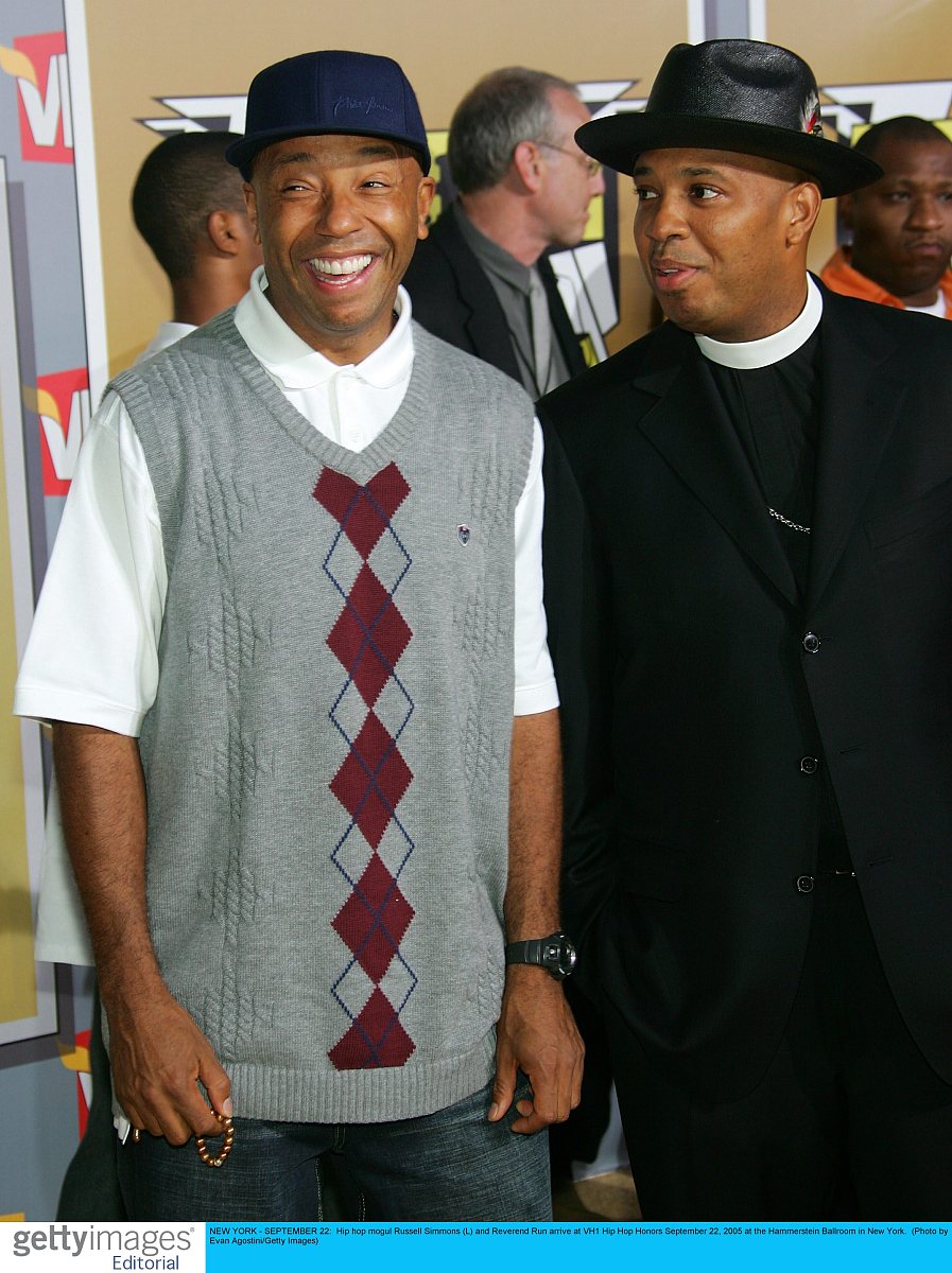 new york - september 22:  hip hop mogul russell simmons (l) and 