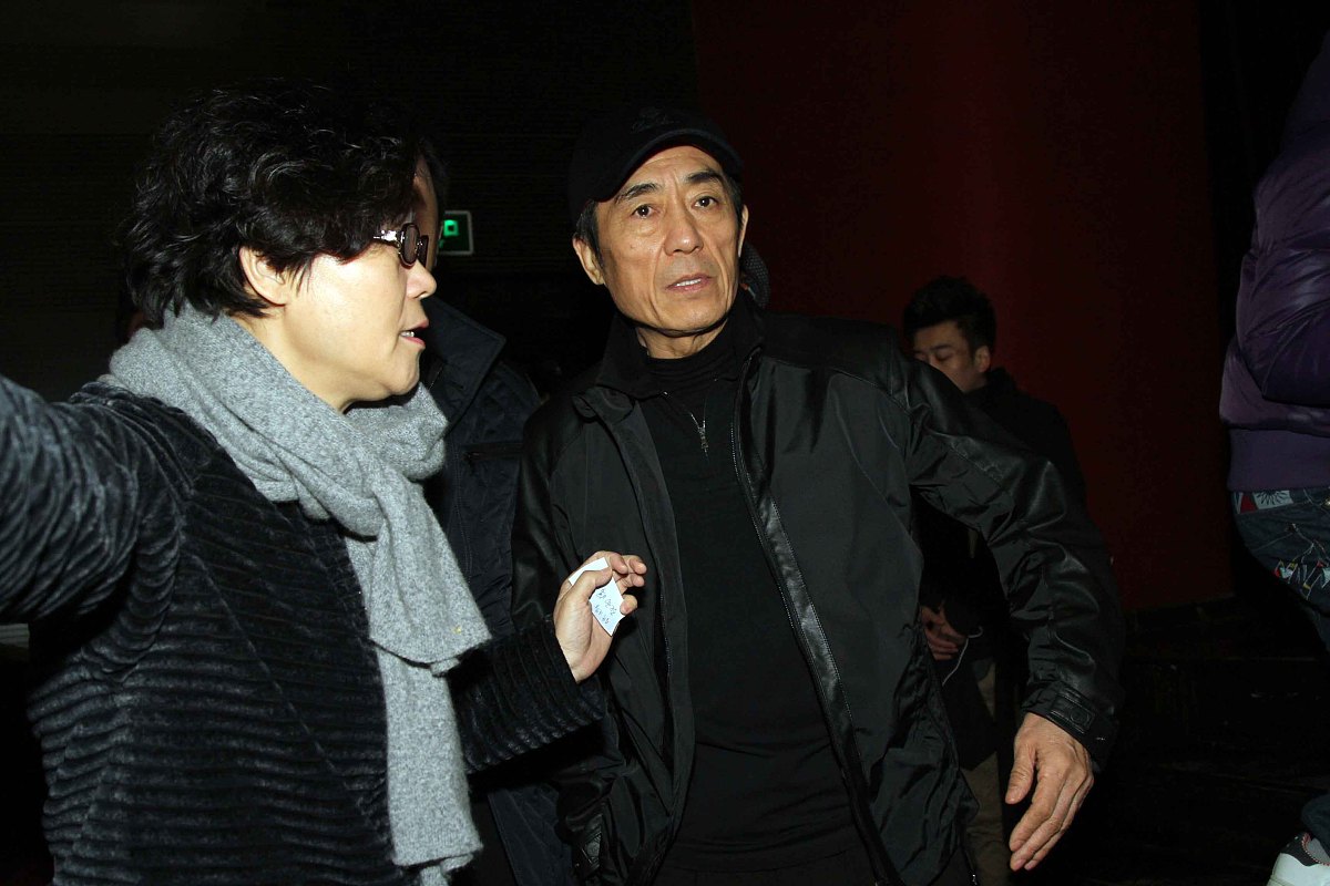 2014年3月10日,北京,北京电影学院吴天明追思会举行.***_*** , 张艺谋