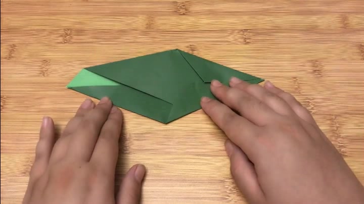 创意手工折纸:一个简单易学的鳄鱼折纸,一起动手试试看吧