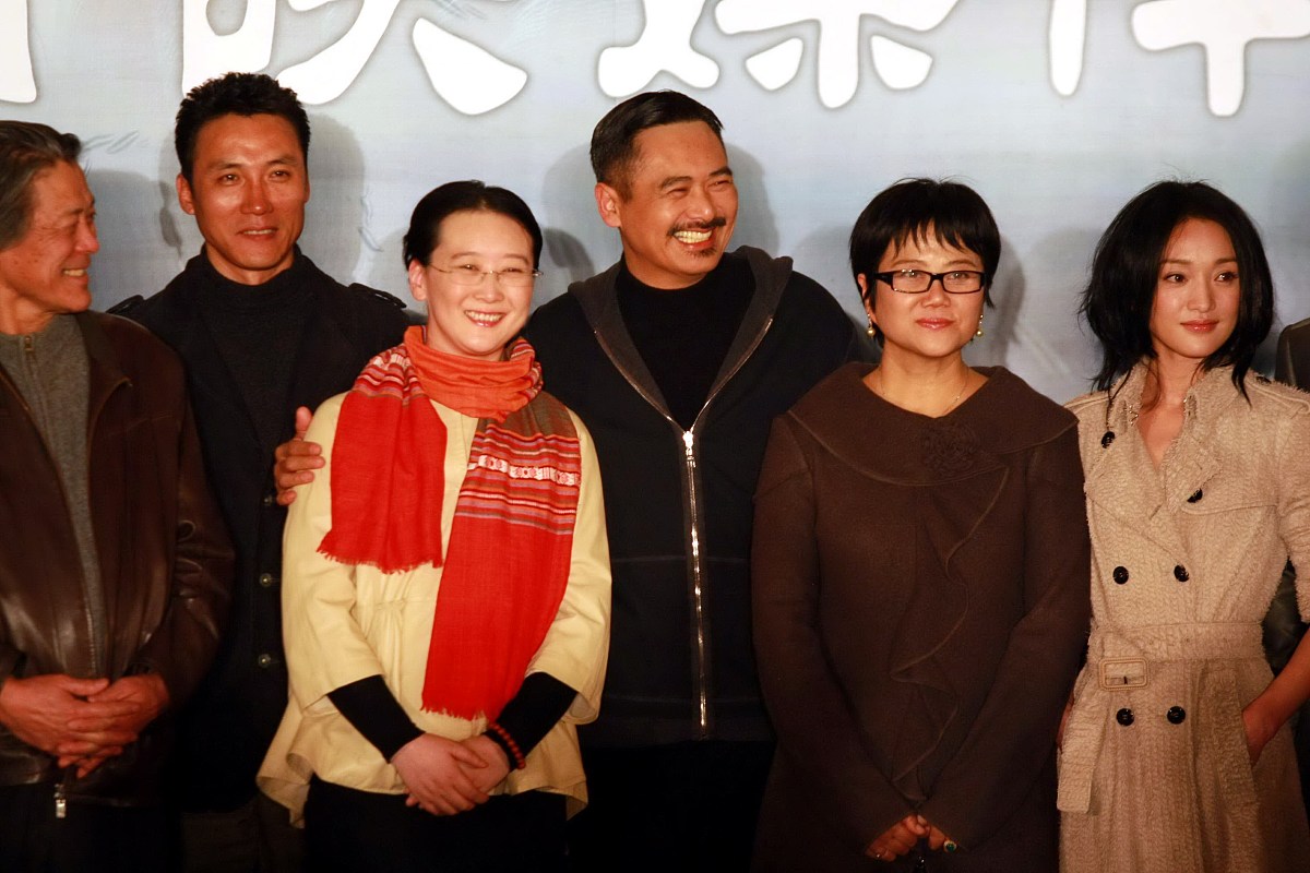 2010年1月14日,北京,电影《孔子》首映发布会.***_***周润发 周迅 胡