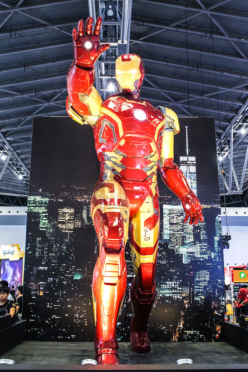 Q版钢铁侠怎么画