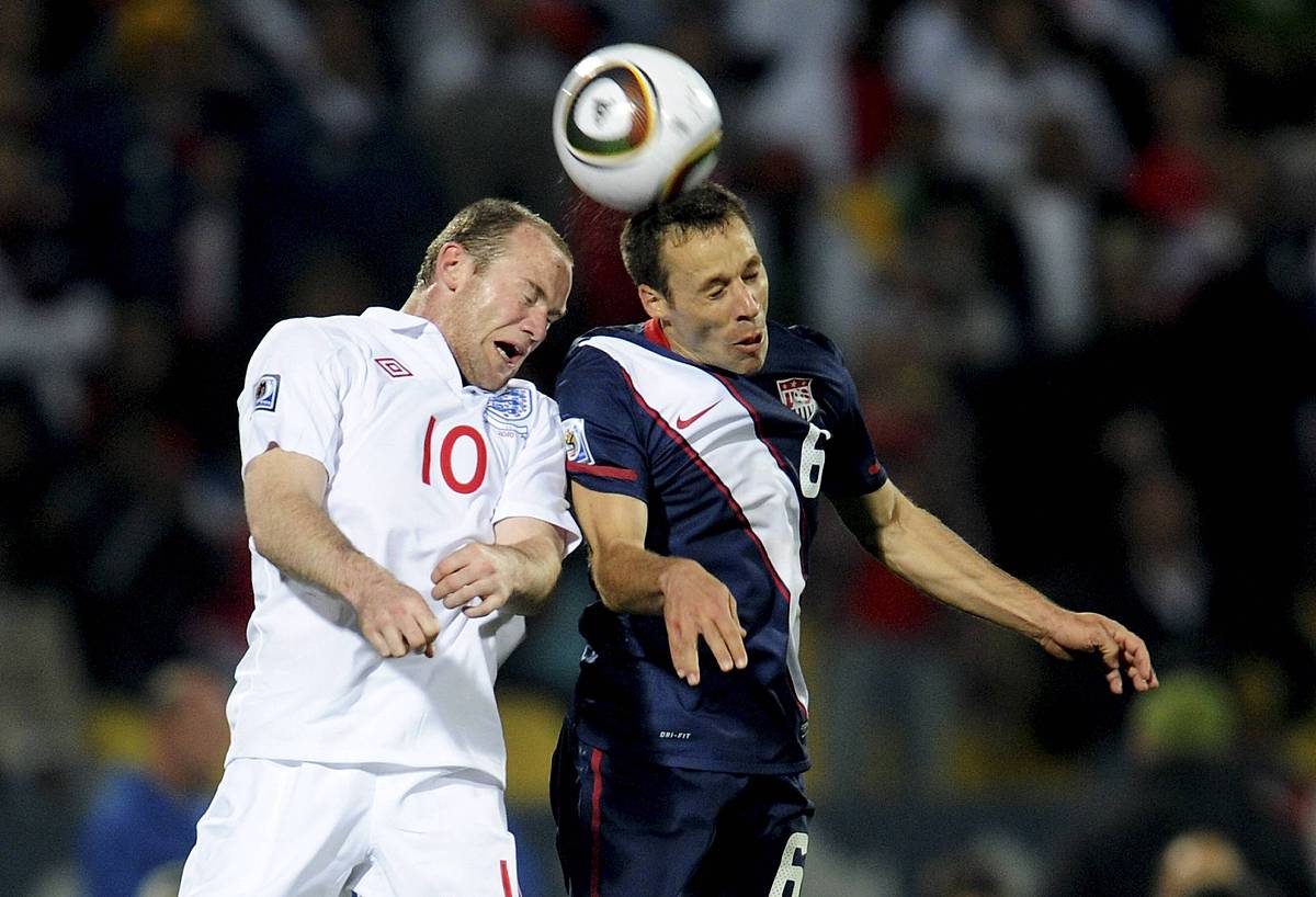 2010年6月12日,南非鲁斯滕堡,2010世界杯c组小组赛首轮,英格兰vs美国.