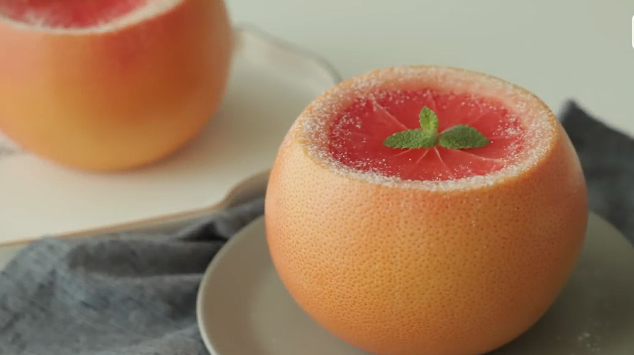 你以为这是柚子?其实是蛋糕,造型与美味结合的柚子蛋糕