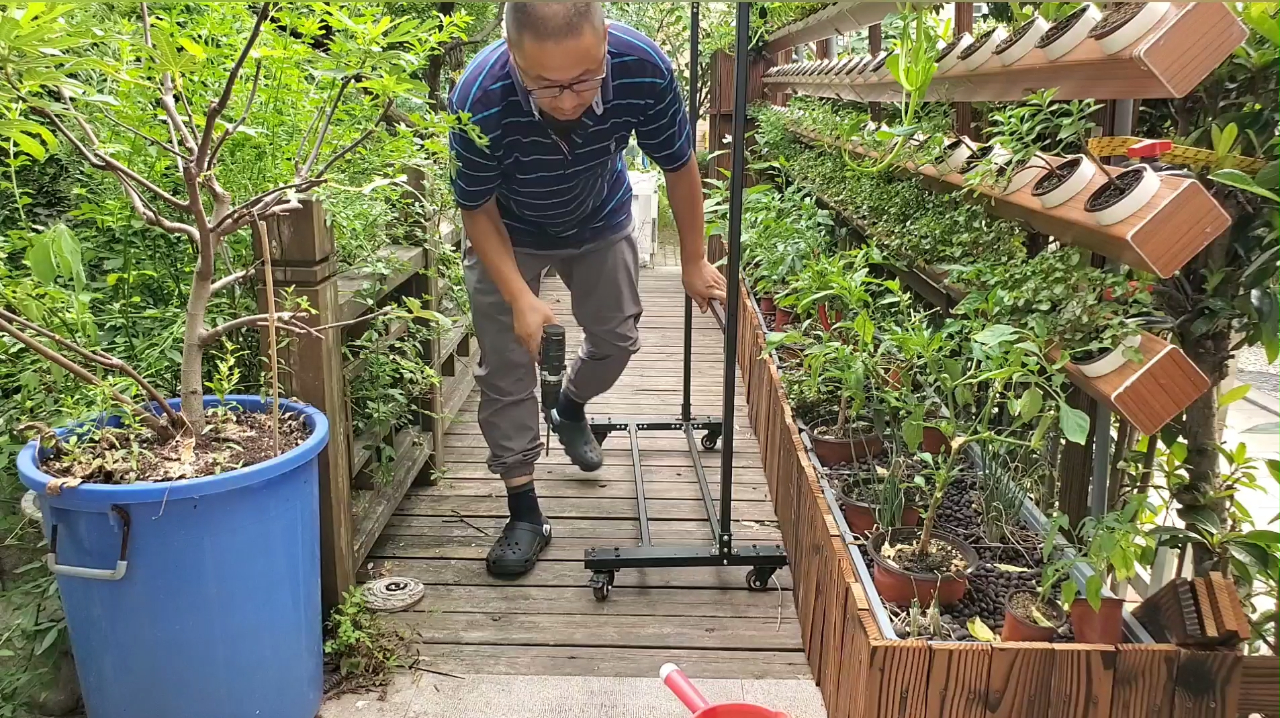 阳台党的福利,阳台版鱼菜共生植物墙骨架制作