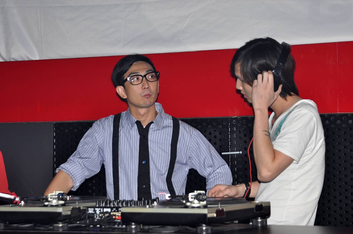 2010年9月15日,上海,运动腕表g-shock音乐派对在香港广场刘嘉玲的酒吧