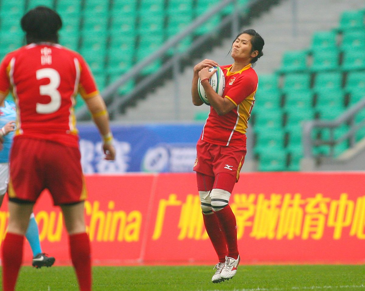 2013年3月30日,广州,2013<strong>世界</strong>女子七人制橄榄球赛,中国5-24英格兰.