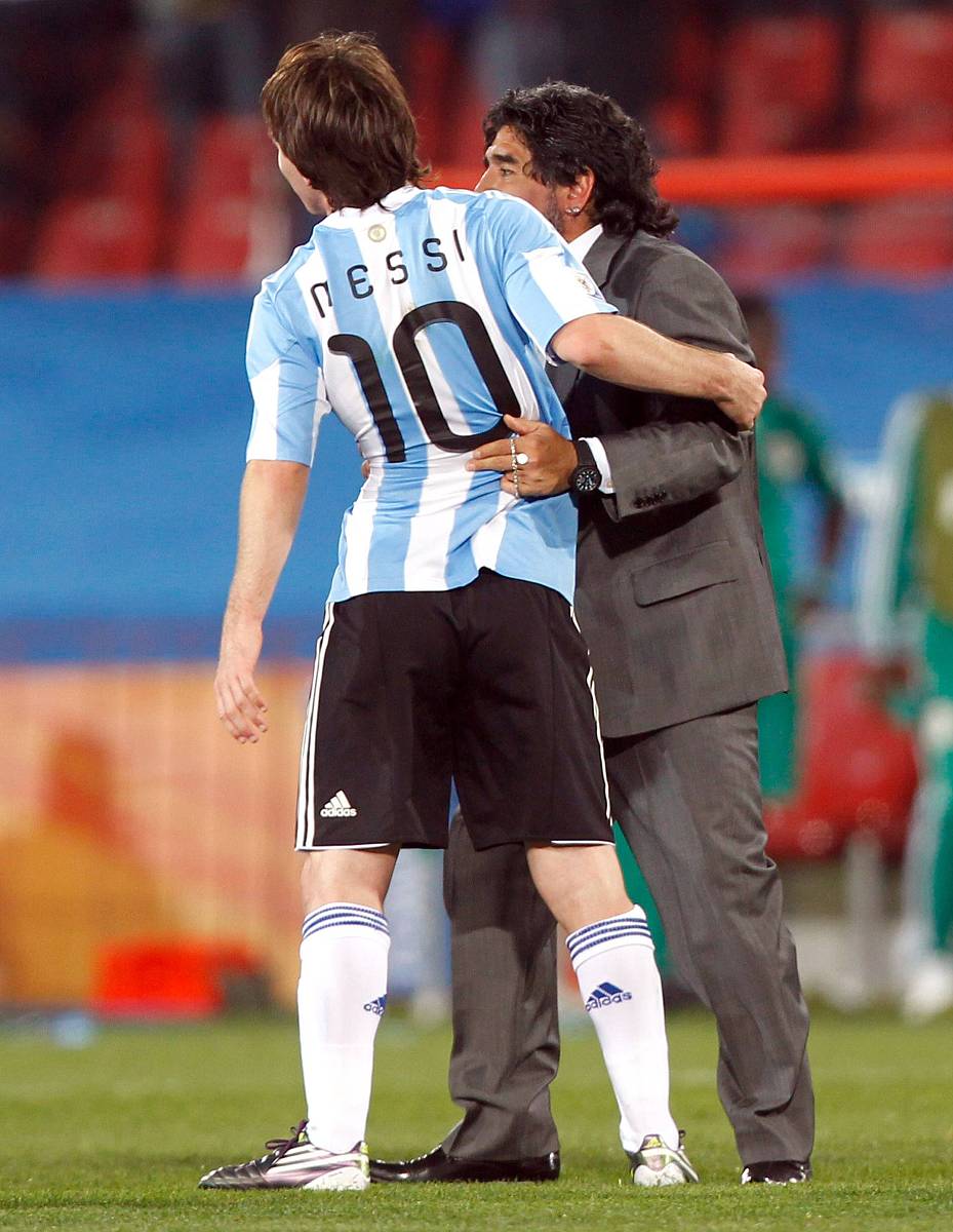 2010年6月12日,南非约翰内斯堡,2010世界杯b组小组赛,阿根廷vs尼日利