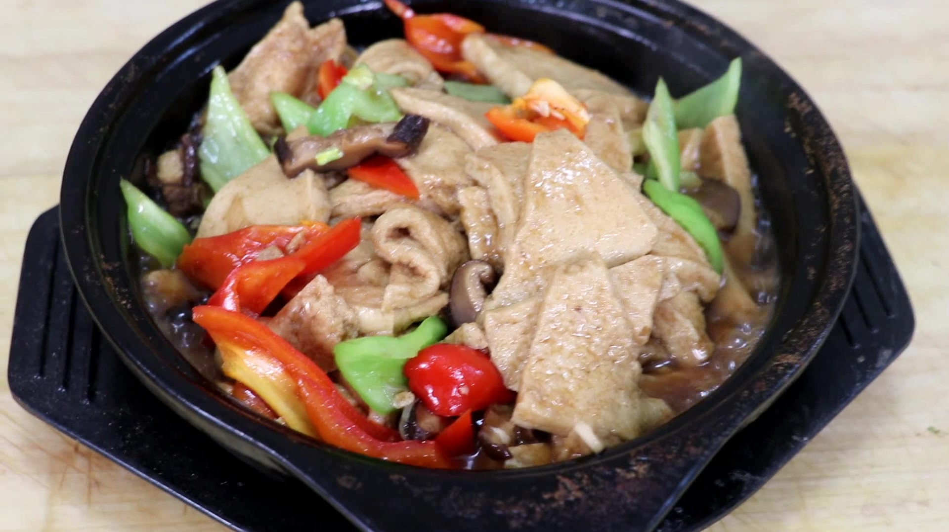 千叶豆腐还能这样做?做法简单还很下饭,越吃越上瘾
