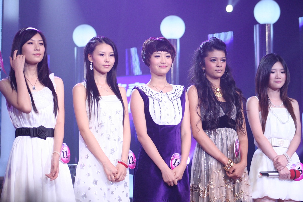 2009年6月18日,湖南长沙,快乐女声60进20第2场.***_***+++_+++选秀,