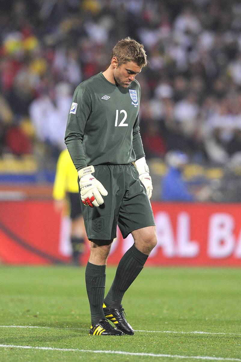 2010年6月12日,南非鲁斯滕堡,2010世界杯c组小组赛首轮,英格兰vs美国.