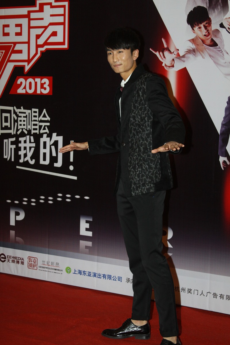 2013年11月4日,上海,2013快乐男生上海站新闻发布会举行.***_***张阳