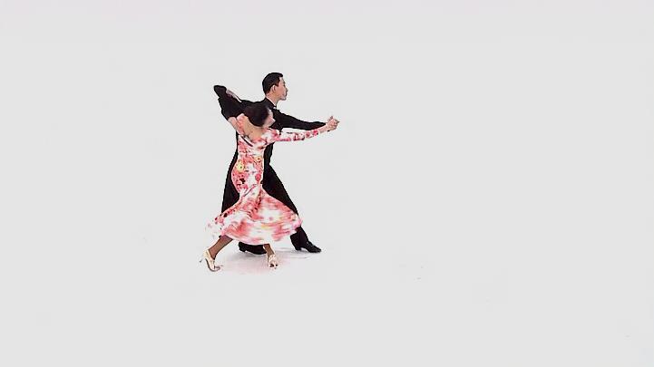 舞蹈教程:超好看的华尔兹,两人配合超默契,舞姿优美动人