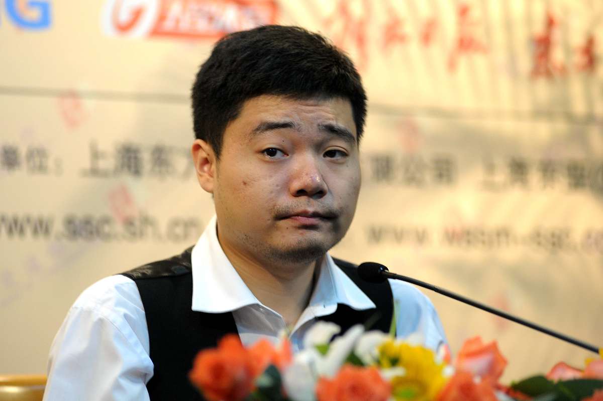 2013年09月22日,上海,2013世界斯诺克上海大师赛决赛赛后新闻发布会召