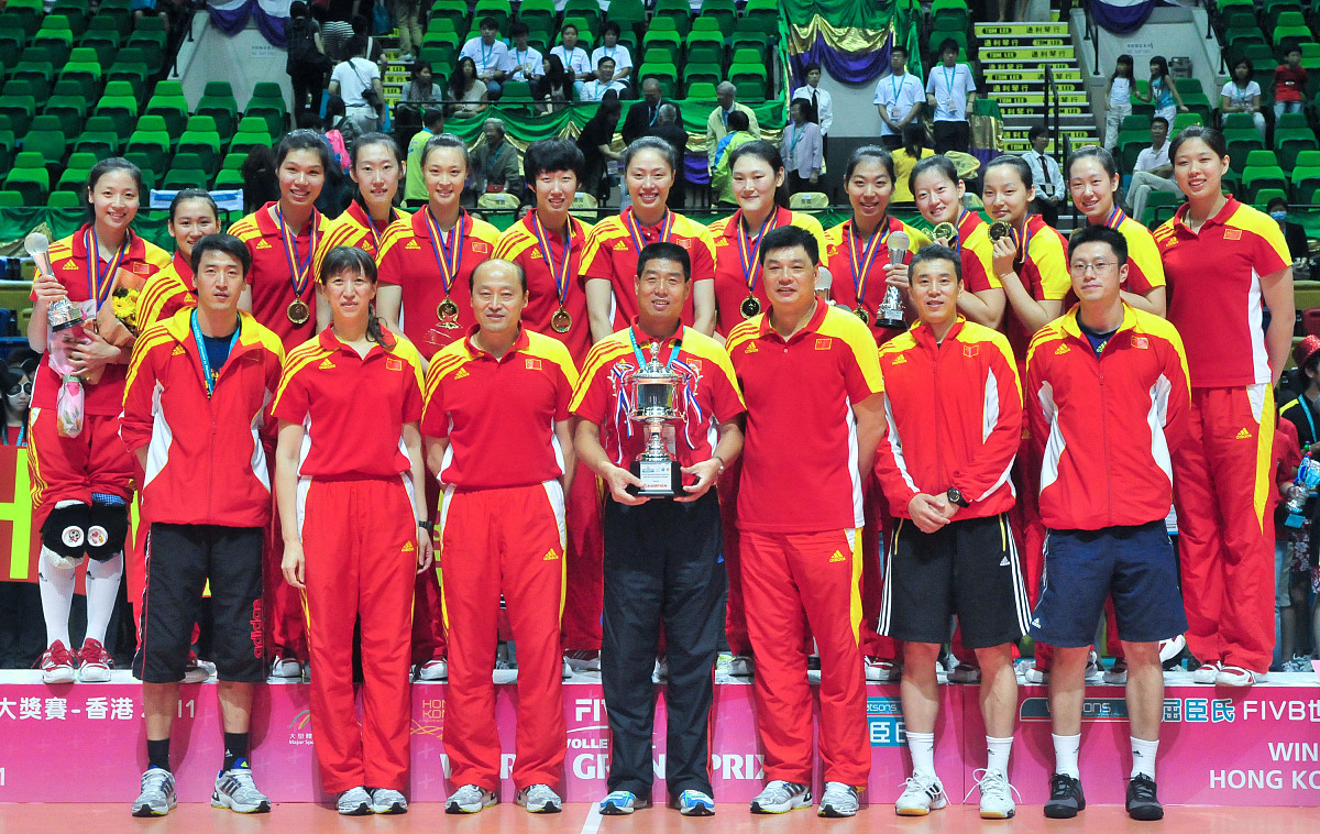 2011年8月21日,中国香港,2011<strong>世界</strong>女排大奖赛香港站,中国vs波兰.