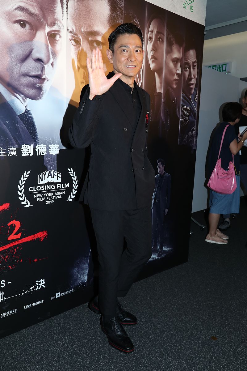 2019年7月15日,香港,明星出席电影《扫毒2天地对决》首映礼. 刘德华