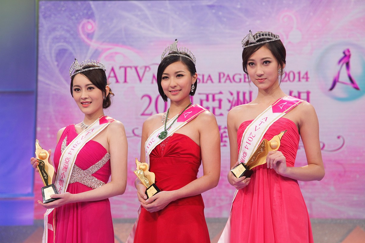 2014年10月26日,香港,2014亚洲小姐决赛举行.***_***