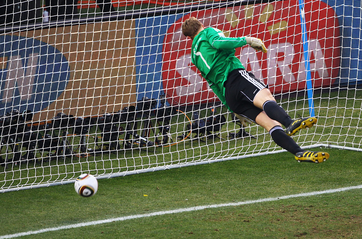 2010年6月27日,南非布隆方丹,2010世界杯1/8决赛,德国vs英格兰,英格兰