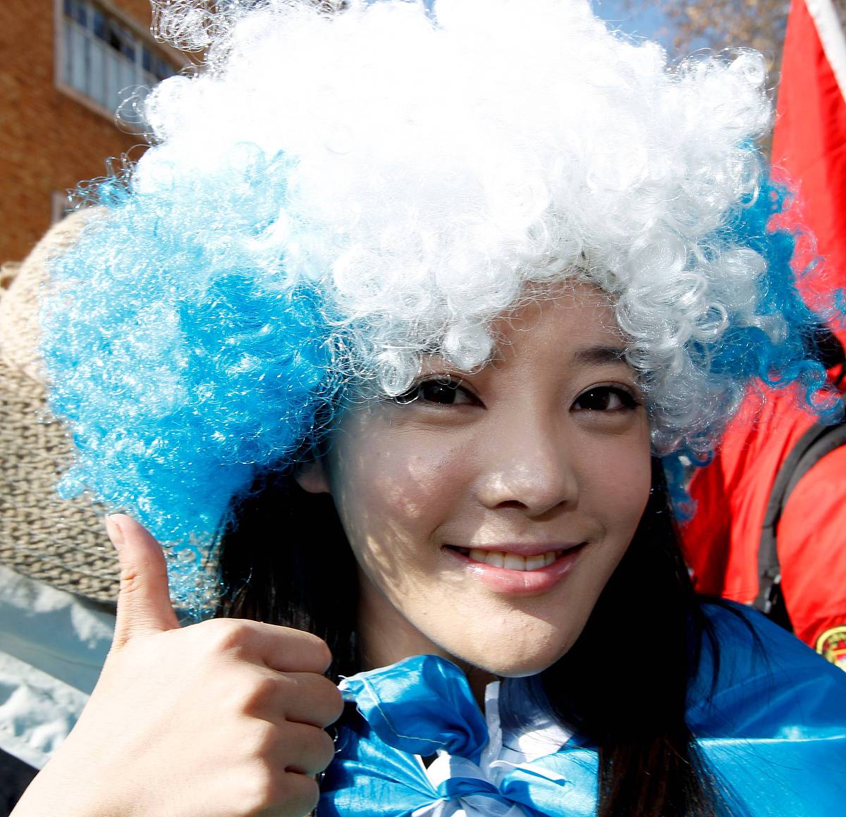 2010年6月12日,南非约翰内斯堡,2010世界杯b组小组赛,阿根廷vs尼日利