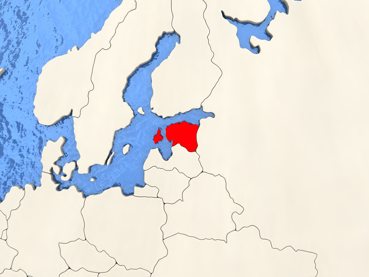 estonia on map