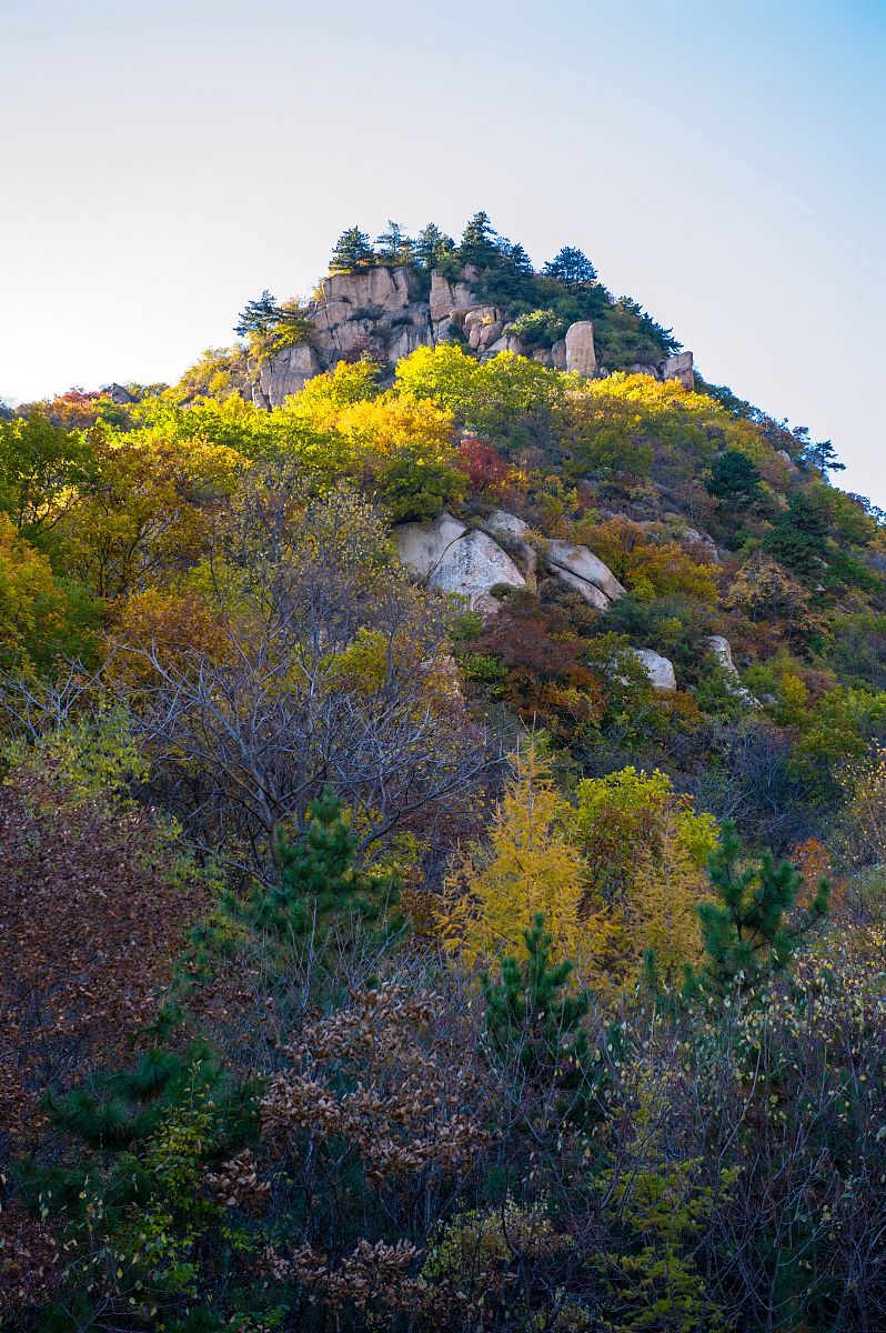 2015年10月13日,位于北京怀柔区满族乡喇嘛沟门的百丈崖观赏区,秋景靓