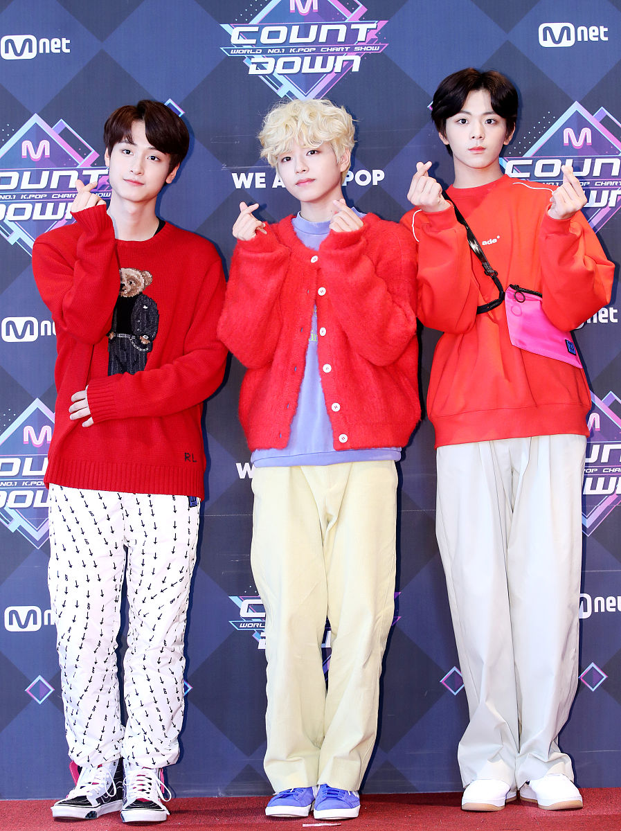 2019年9月19日,韩国首尔,明星参加《m! countdown》节目彩排.(=1)   =