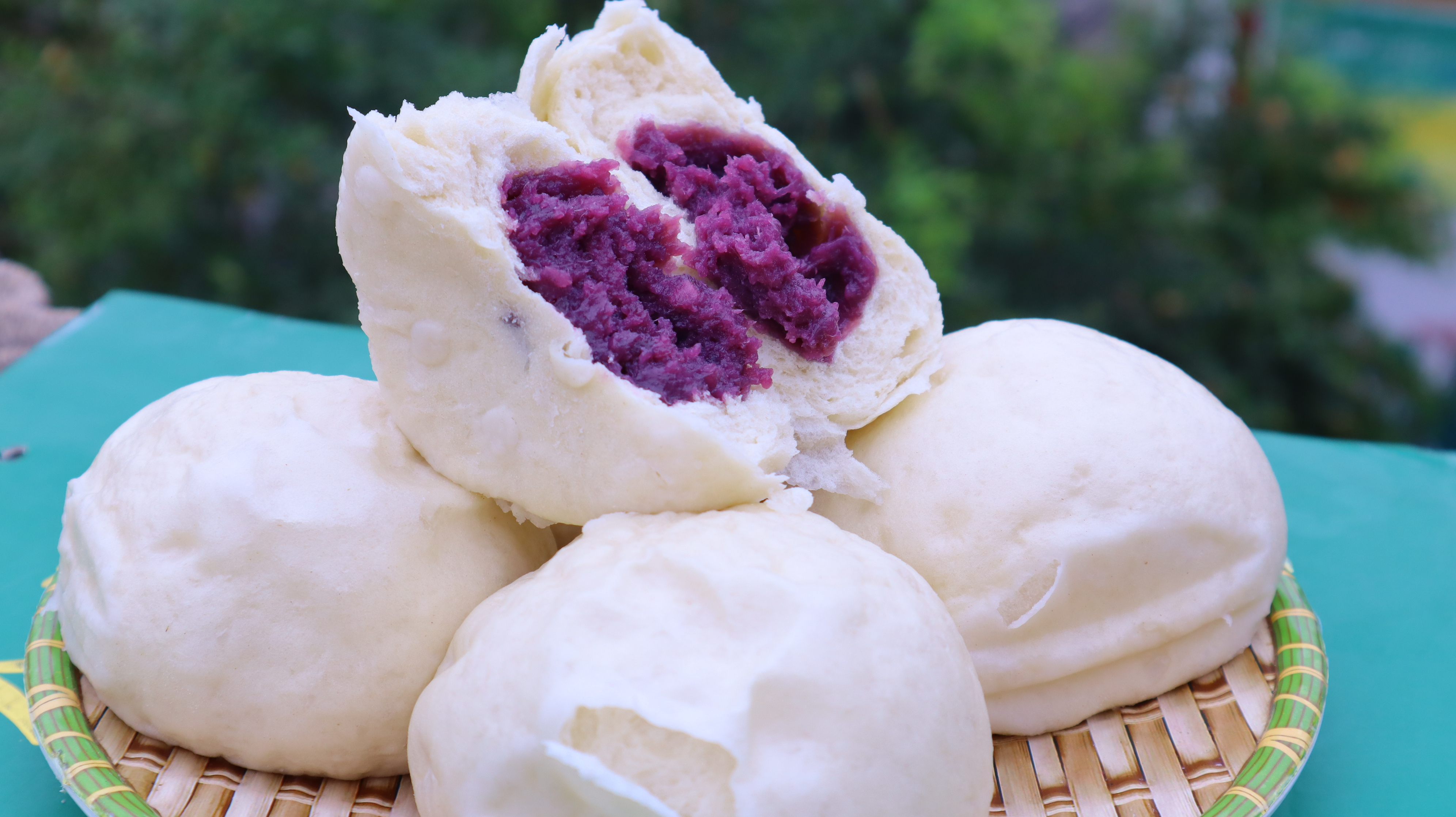 紫薯馒头最简单做法,香甜软糯,好吃又营养,宝宝特别爱吃