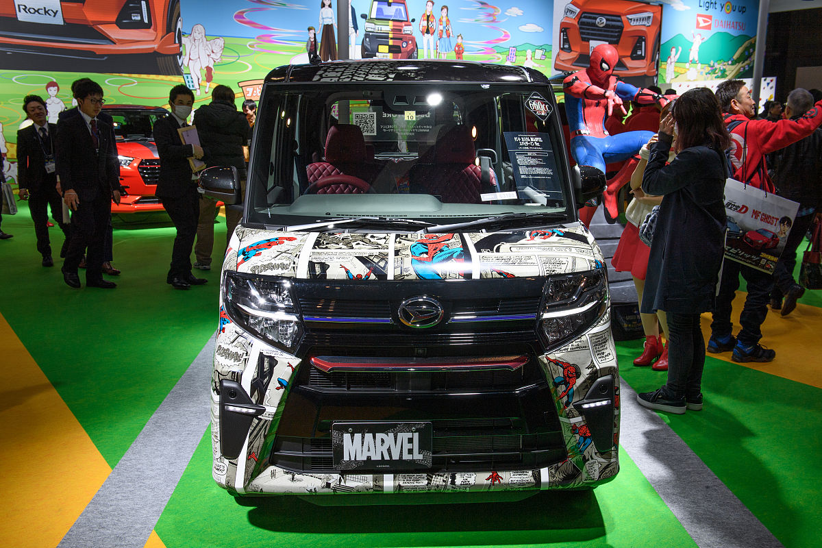 当地时间2020年1月10日,日本千叶,东京汽车沙龙举行.a daihatsu motor