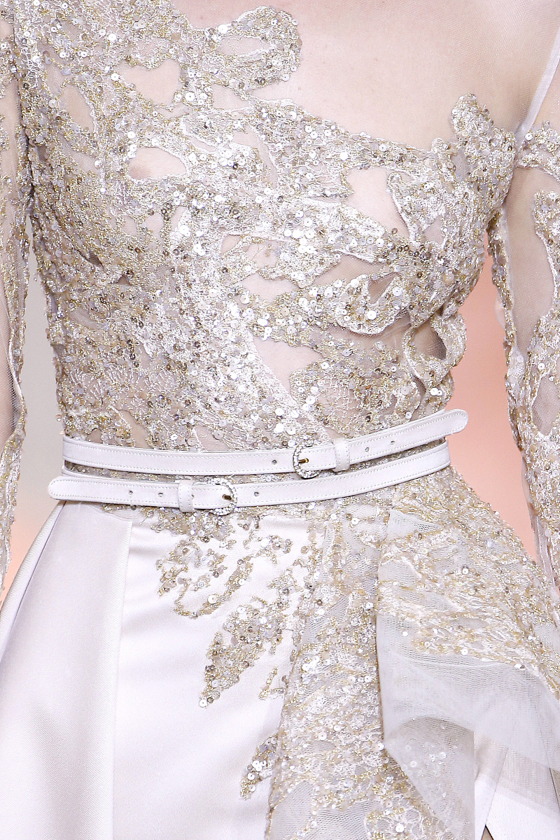2018秋冬巴黎高定时装周: elie saab 细节