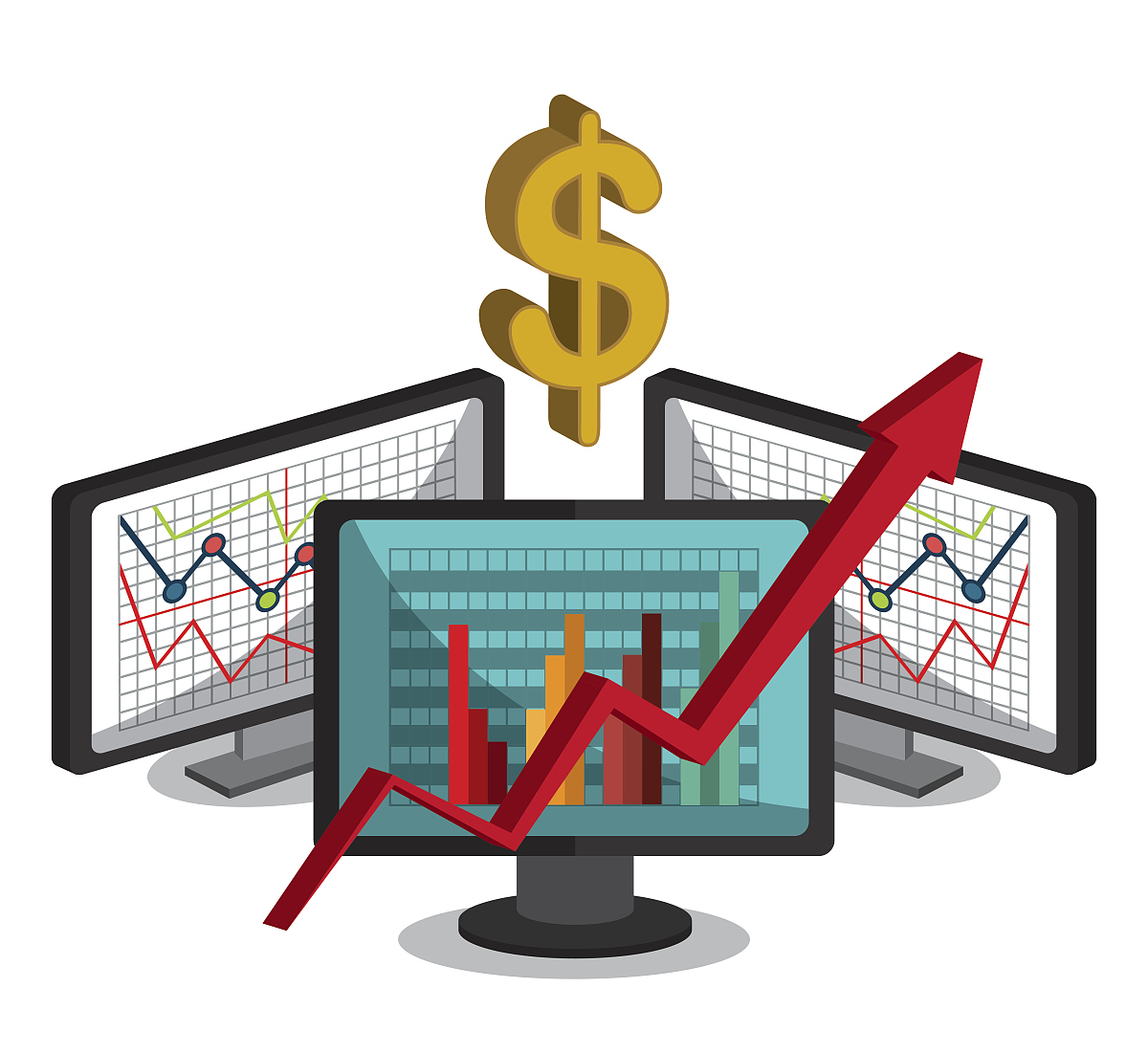 stock market with statistics