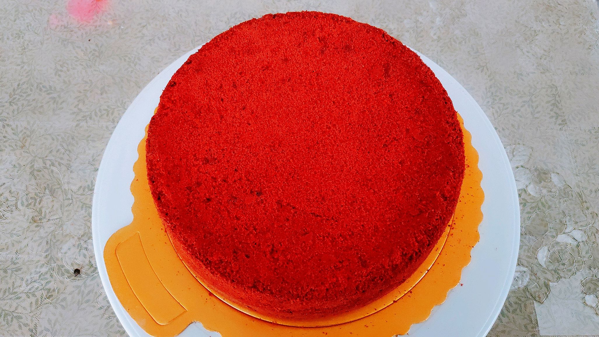 高颜值红丝绒蛋糕,蛋糕胚子做法,颜色好看,又好吃