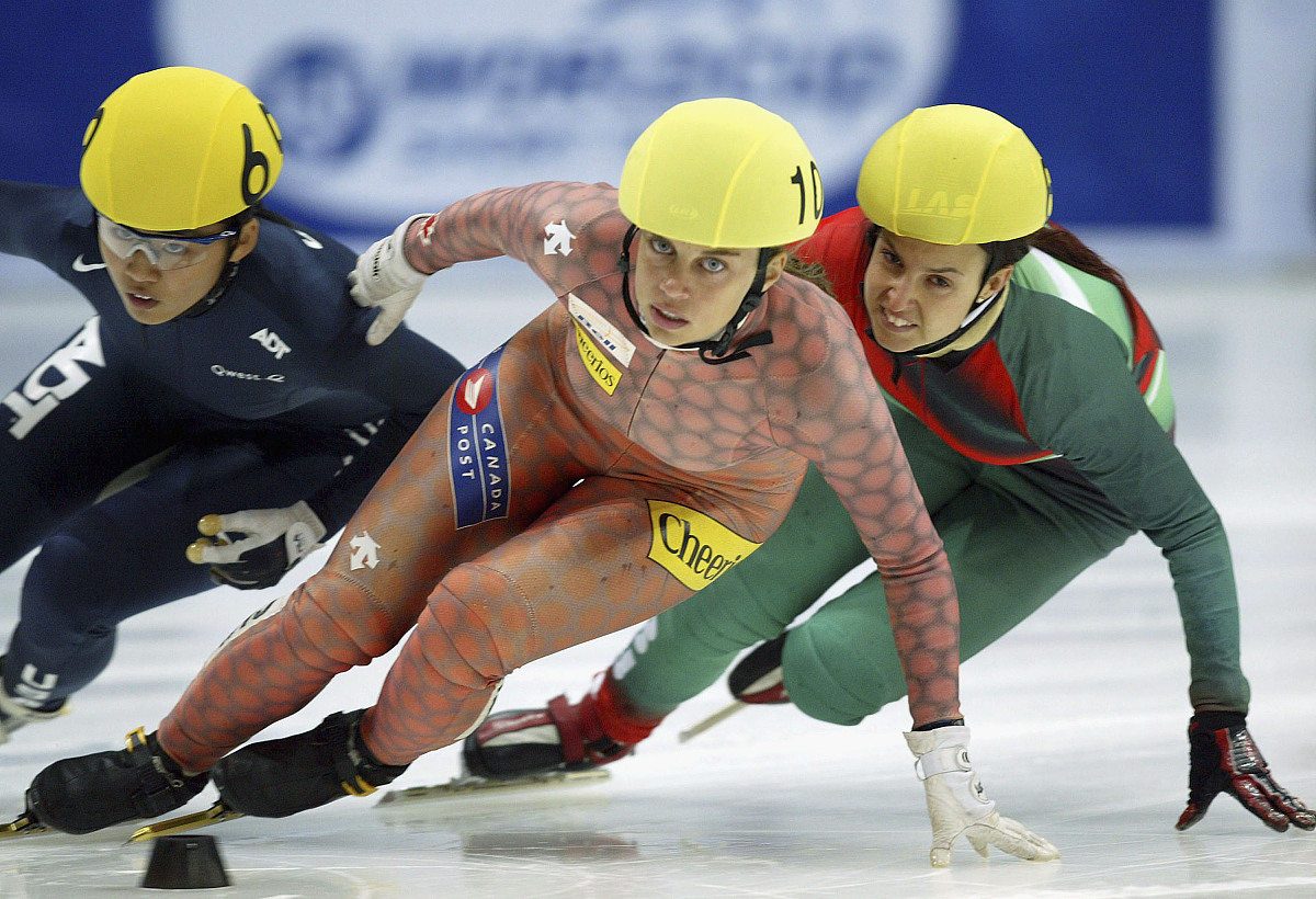 seoul, south korea - october 8: alanna kraus of canada (c), kim 