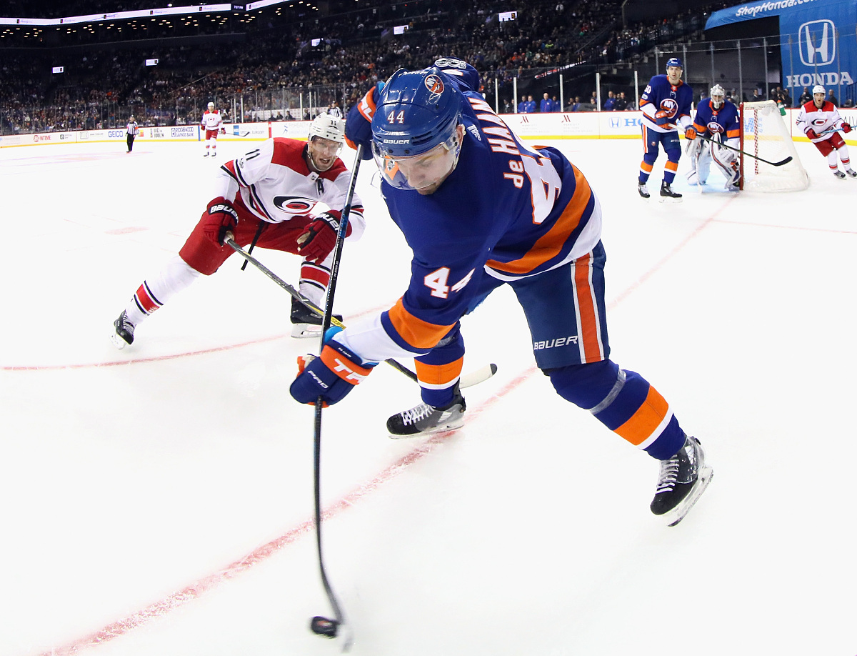 new york, ny - november 16: calvin de haan #44 of the new york i