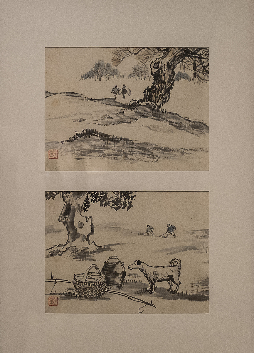 2017年4月20日,西安,由中国美术馆主办的画坛一代宗师赵望云经典作品