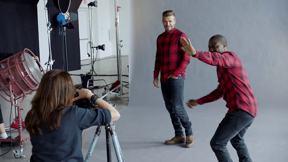 2015年9月30日讯,贝克汉姆(david beckham)拍摄h&m品牌广告.***_***29