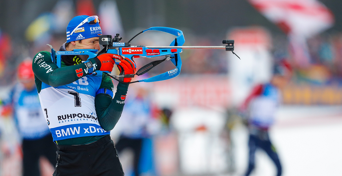 ruhpolding, germany - january 14: simon schempp of germany in ac