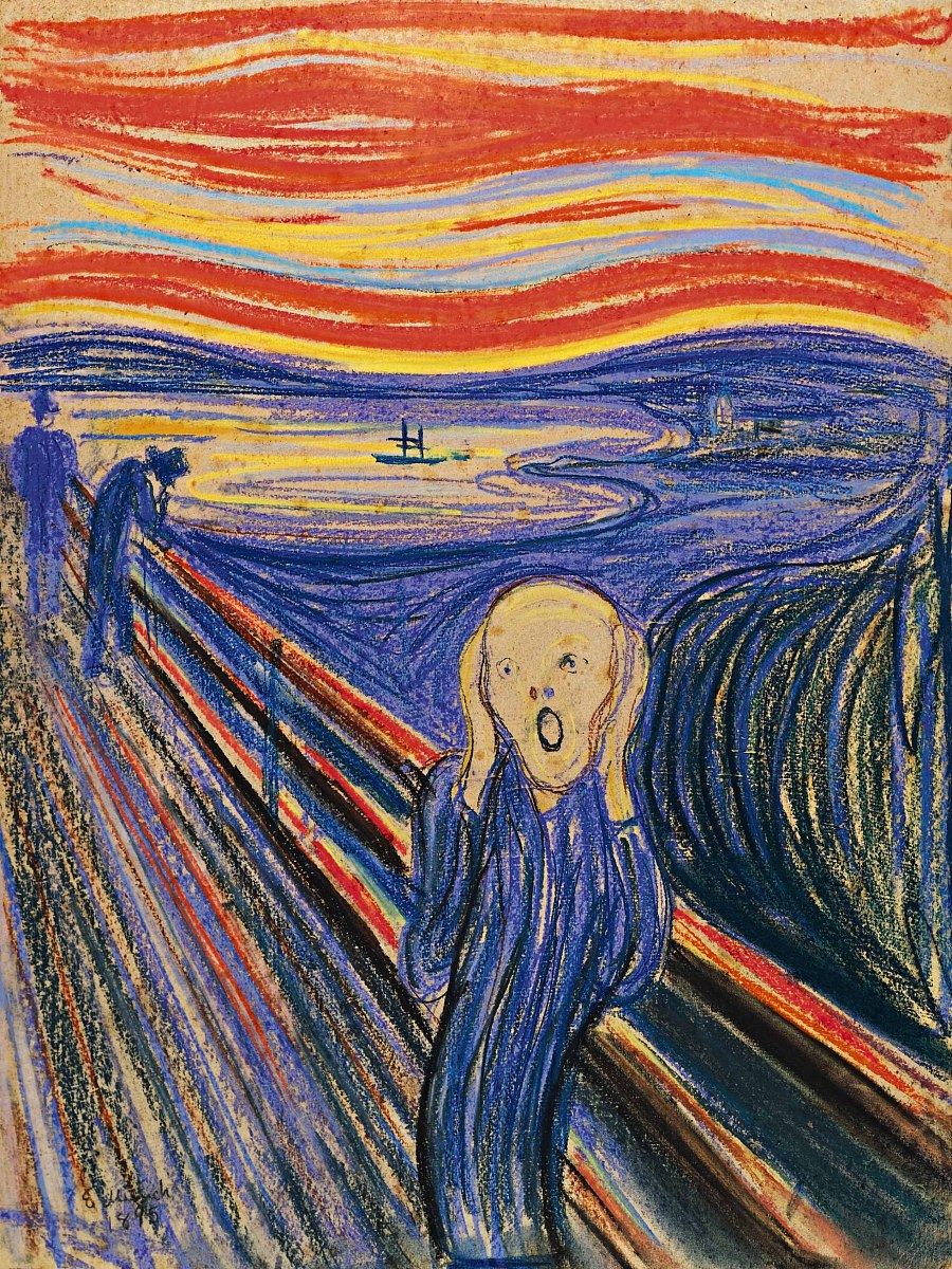 翻译Some works of art even those that do not appear realistic appear to faithfully recordparticular natural phenomena Edvard Munch’s The Scream 1893 for example isargued to depict nacreous clouds 1 Vinc