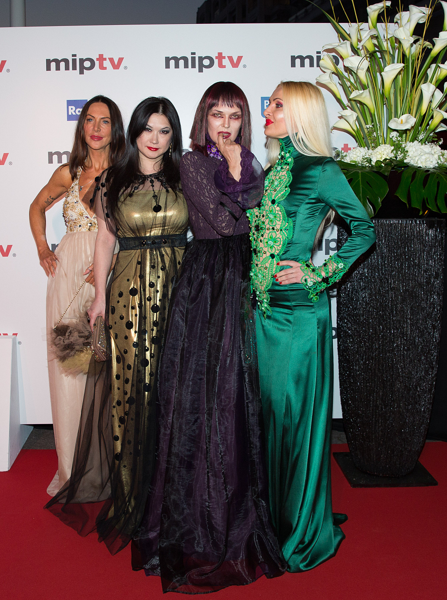 2015年4月14日讯,戛纳,当地时间3月13日, 明星亮相miptv 2015开幕派对