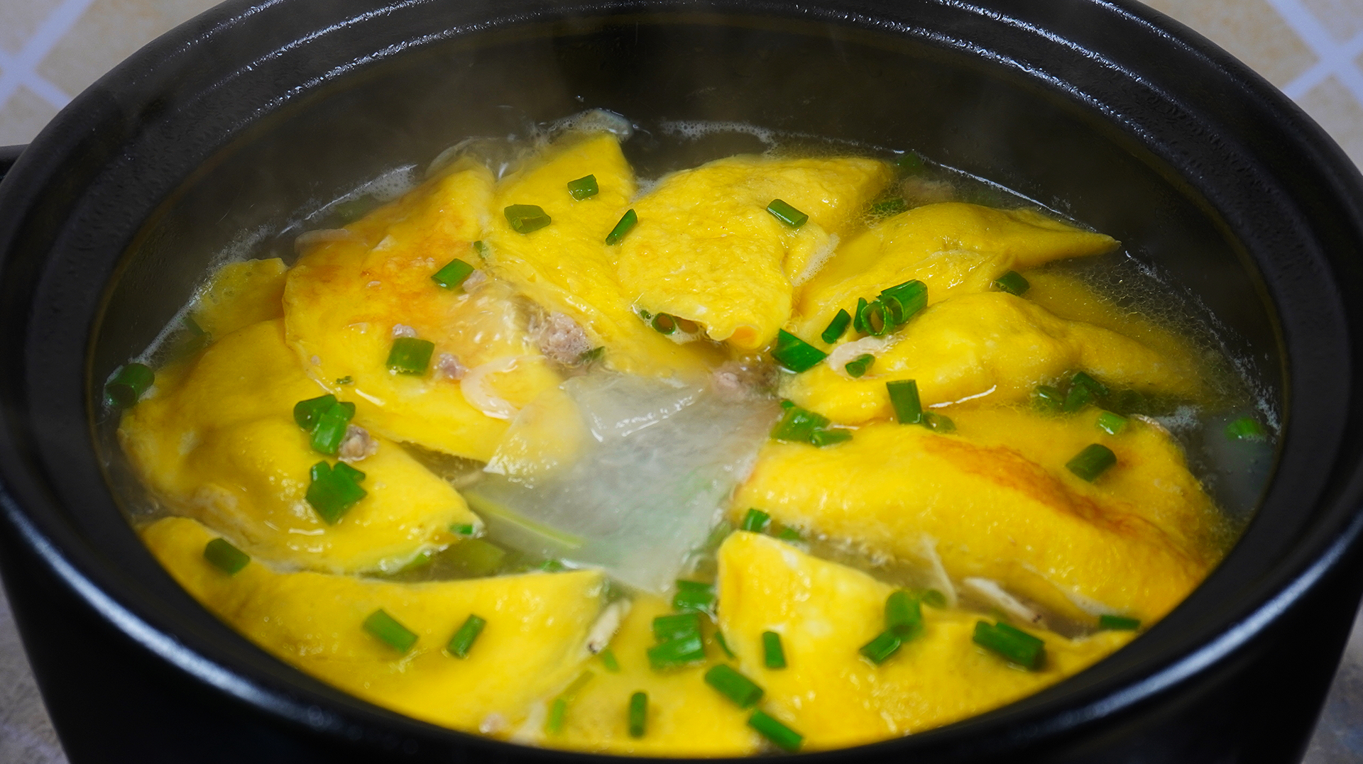 天气冷就要喝蛋饺冬瓜汤,清淡鲜香又营养,老人孩子都爱吃