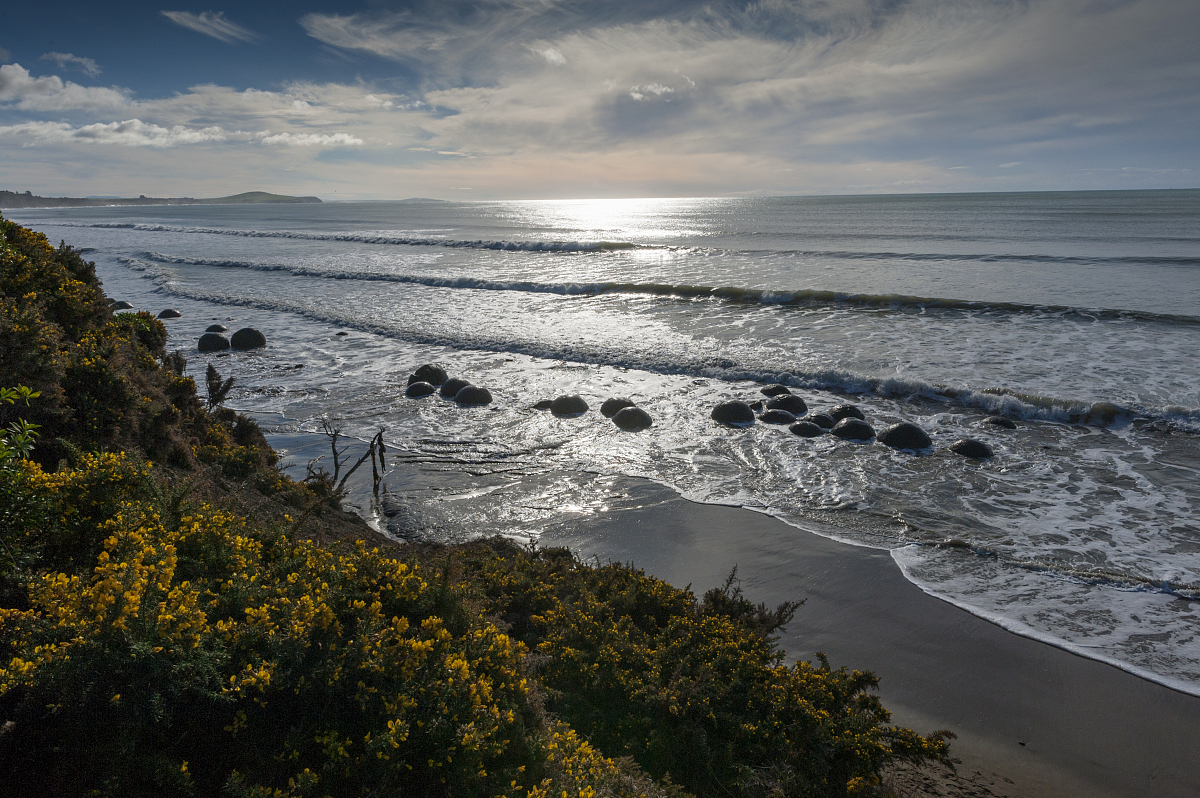 2015年4月28日,新西兰,摩拉基(moeraki)大圆石.***_***新西兰南岛摩拉