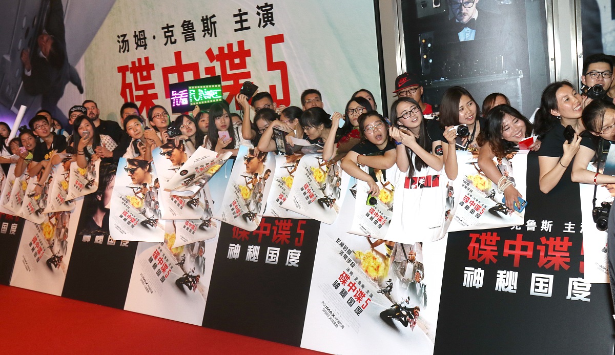 2015年09月06日,上海,好莱坞电影《碟中谍5:神秘国度》(mission: impo