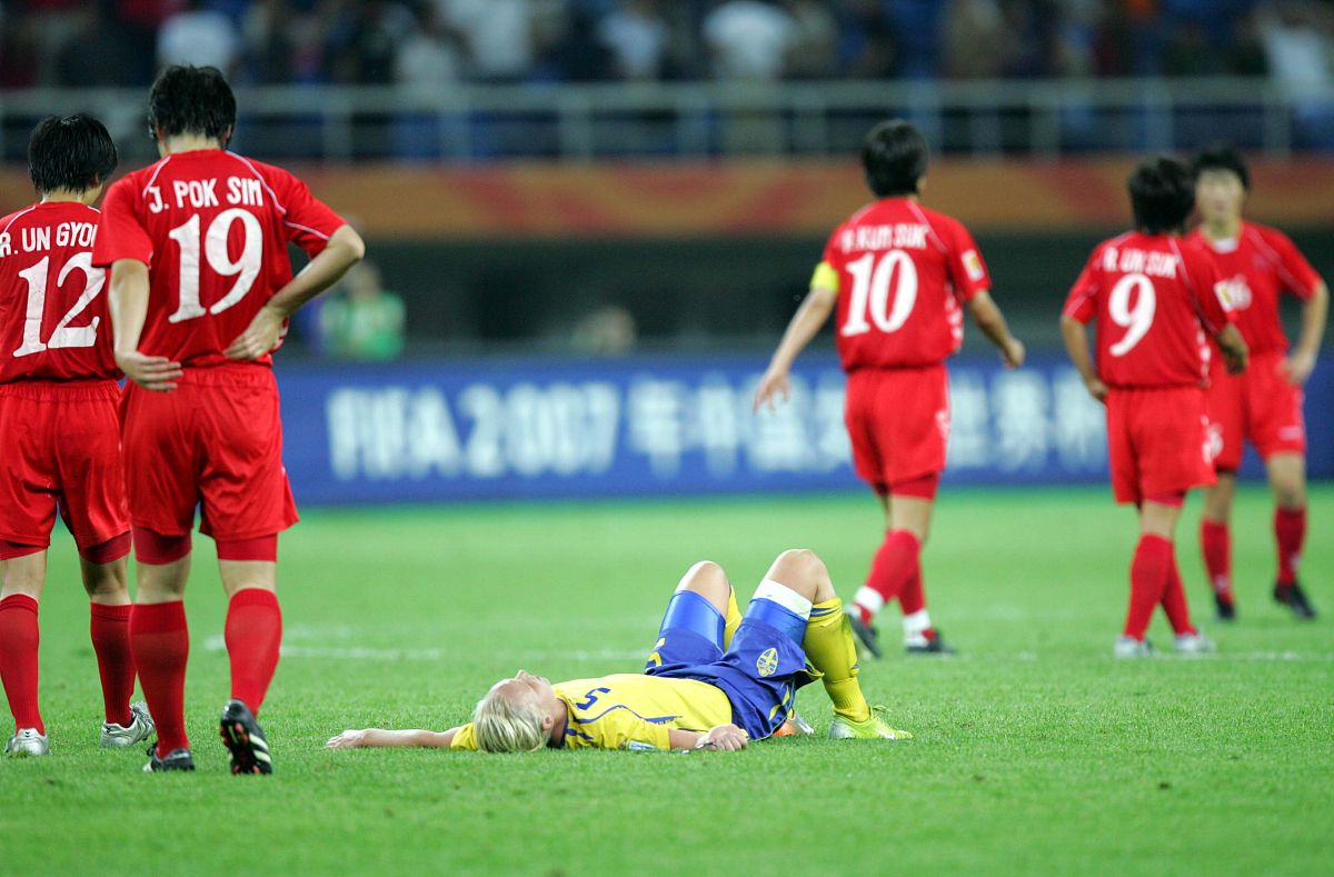 2007年9月18日,天津,女足世界杯b组小组赛,瑞典国家女子足球队2-1战胜